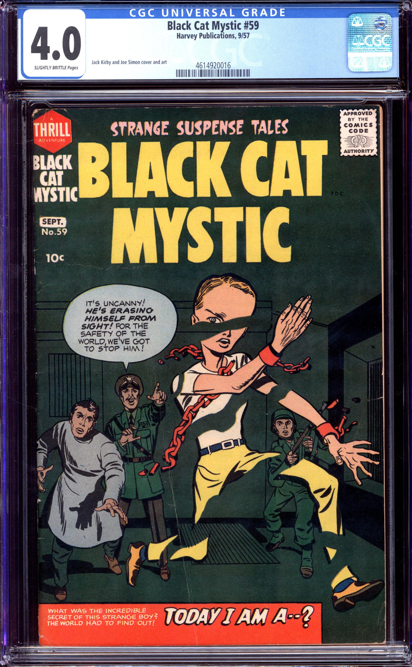 BLACK CAT MYSTIC Front Cover