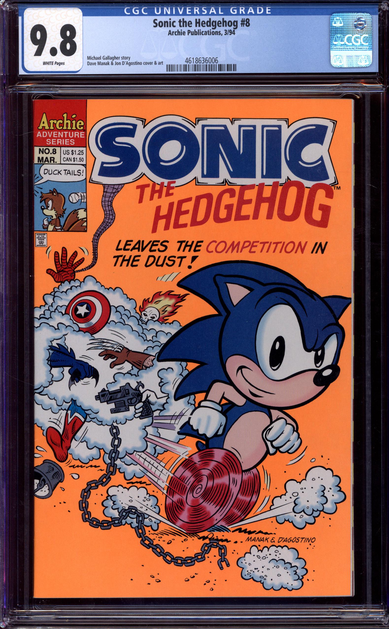 SONIC THE HEDGEHOG Front Cover