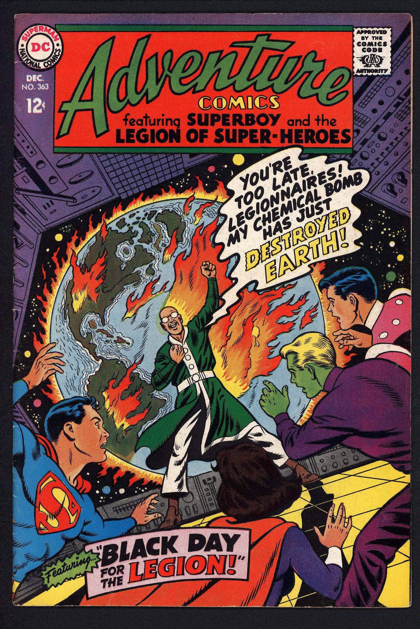 ADVENTURE COMICS Front Cover