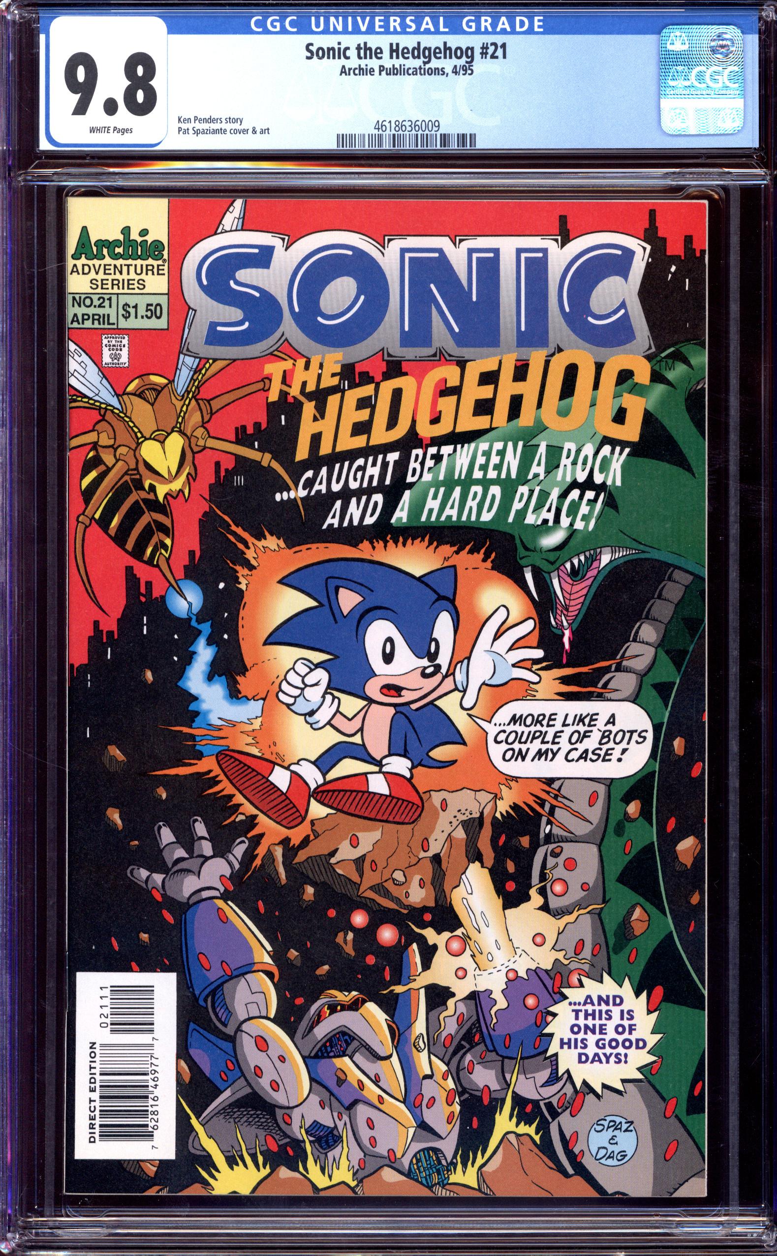 SONIC THE HEDGEHOG Front Cover