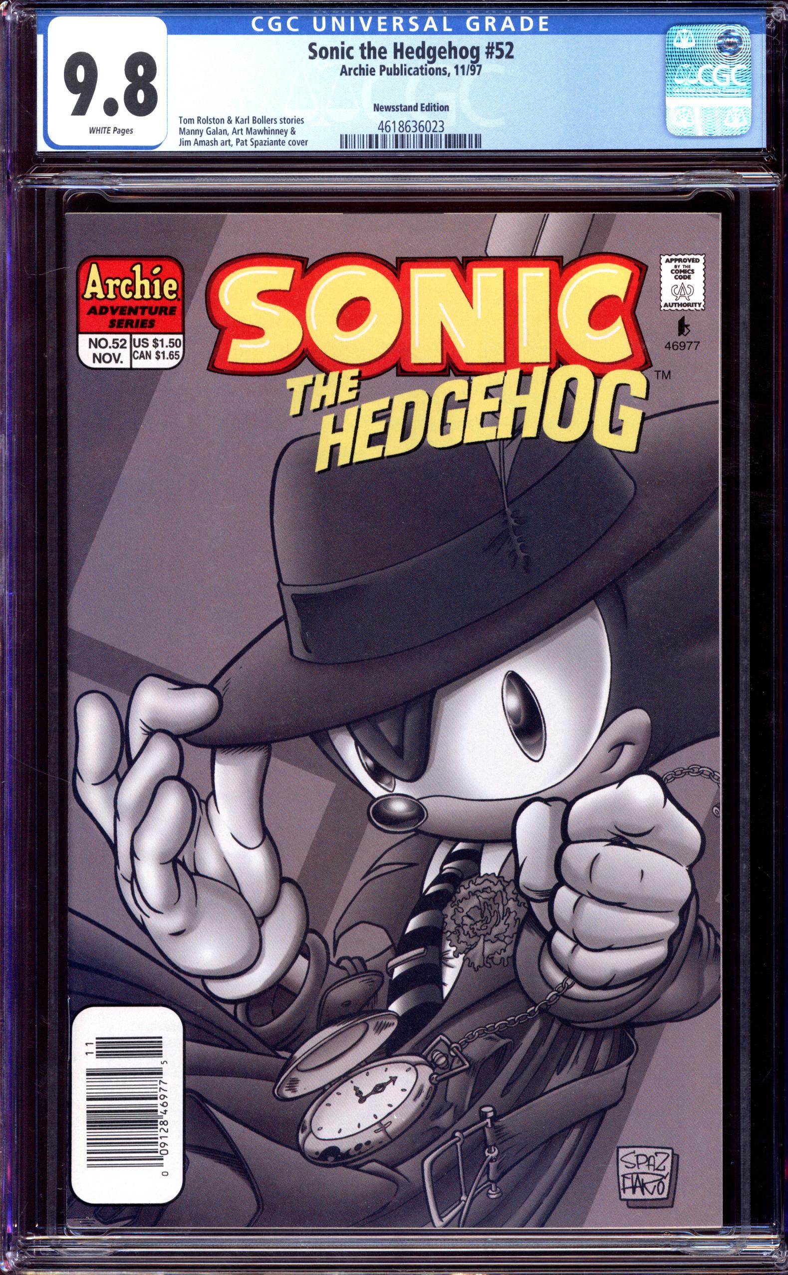 SONIC THE HEDGEHOG Front Cover