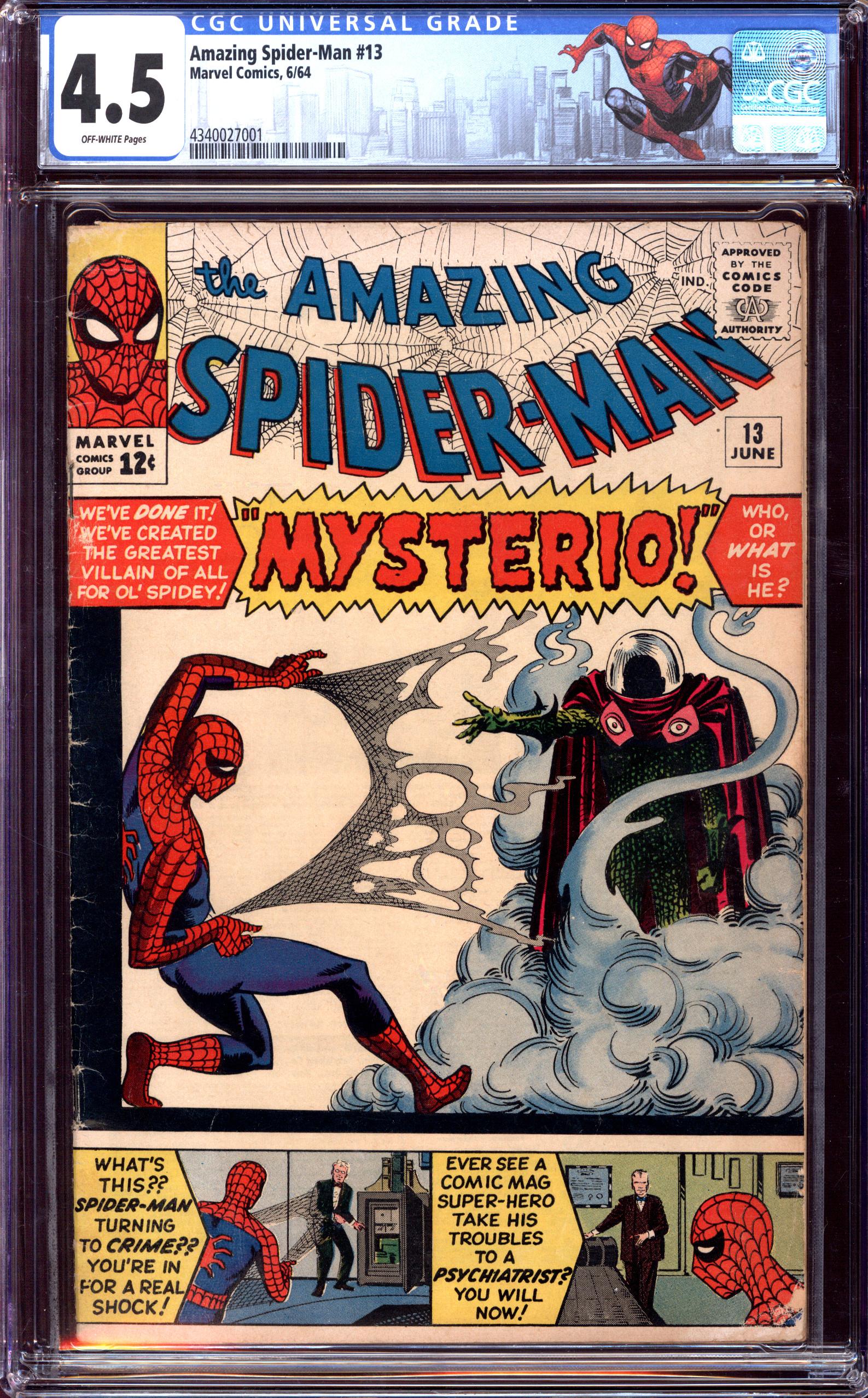 AMAZING SPIDER-MAN #13 CGC 4.5 OW PAGES | Reece's Rare Comics