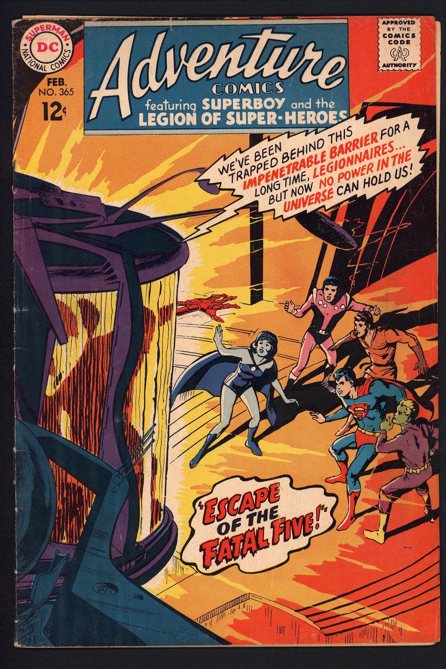 ADVENTURE COMICS Front Cover