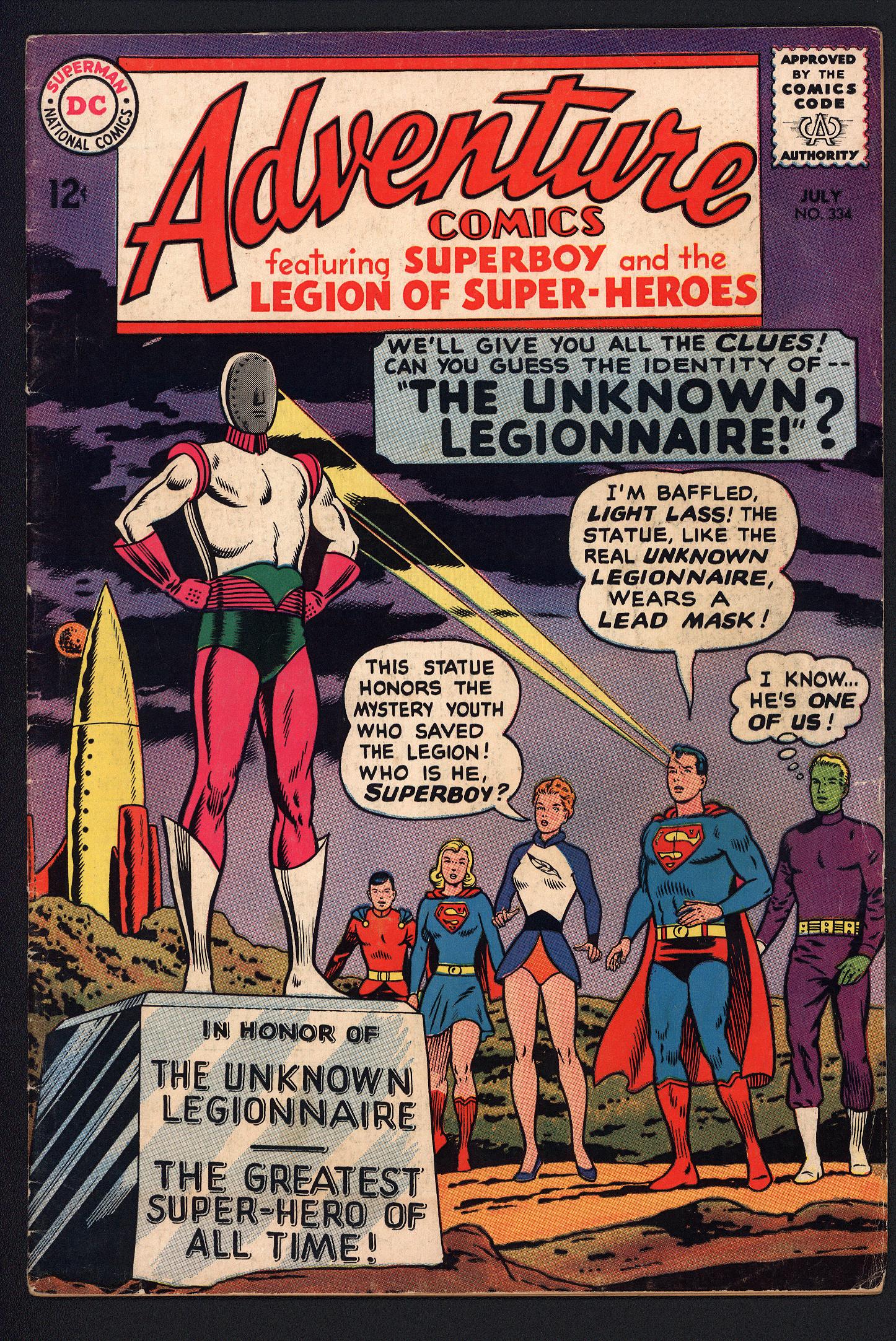 ADVENTURE COMICS Front Cover