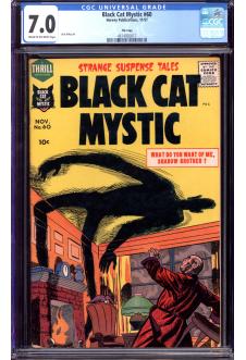 BLACK CAT MYSTIC #60 CGC 7.0 CR/OW PAGES front cover