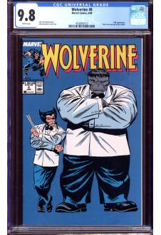 WOLVERINE #8 CGC 9.8 WHITE PAGES front cover