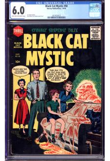 BLACK CAT MYSTIC #58 CGC 6.0 LT/OW PAGES front cover