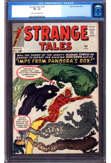 STRANGE TALES #109 CGC 7.5 CR/OW PAGES front cover