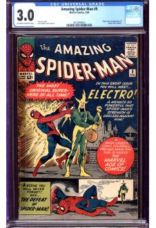 AMAZING SPIDER-MAN #9 CGC 3.0 OW/WH PAGES front cover