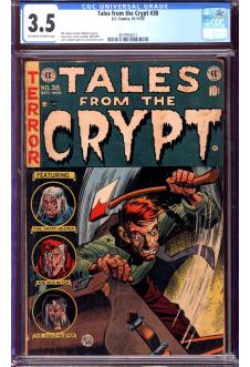 TALES FROM THE CRYPT #38 CGC 3.5 OW/WH PAGES front cover