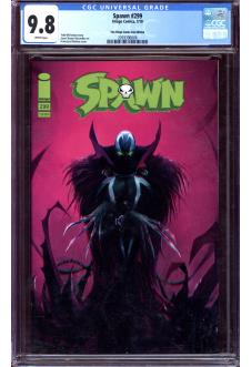 SPAWN #299 CGC 9.8 WHITE PAGES front cover