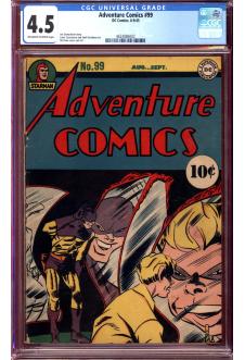 ADVENTURE COMICS #99 CGC 4.5 OW/WH PAGES front cover