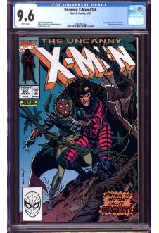 X-MEN #266 CGC 9.6 WHITE PAGES front cover