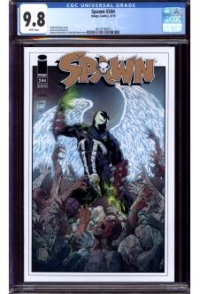 SPAWN #244 CGC 9.8 WHITE PAGES front cover
