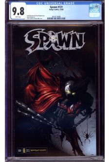 SPAWN #121 CGC 9.8 WHITE PAGES front cover
