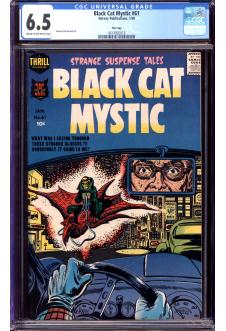 BLACK CAT MYSTIC #61 CGC 6.5 CR/OW PAGES front cover