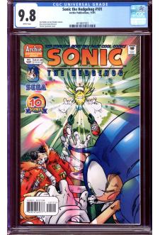 SONIC THE HEDGEHOG #101 CGC 9.8 WHITE PAGES front cover