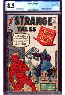 STRANGE TALES #111 CGC 8.5 OW/WH PAGES front cover