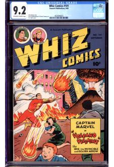 WHIZ COMICS #101 CGC 9.2 OW/WH PAGES front cover