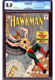 HAWKMAN #4 CGC 8.0 OW PAGES | Reece's Rare Comics