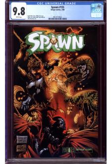 SPAWN #155 CGC 9.8 WHITE PAGES front cover