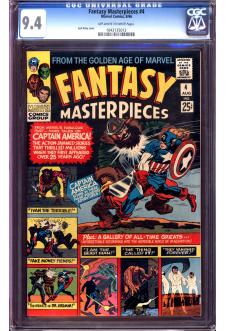 FANTASY MASTERPIECES #4 CGC 9.4 OW/WH PAGES front cover