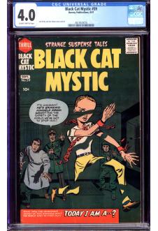 BLACK CAT MYSTIC #59 CGC 4.0 SB PAGES front cover