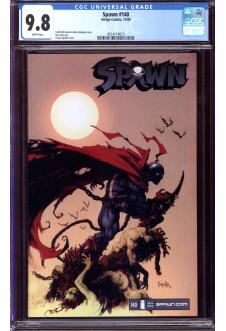 SPAWN #140 CGC 9.8 WHITE PAGES front cover