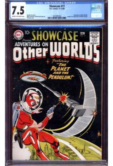 SHOWCASE #17 CGC 7.5 CR/OW PAGES front cover