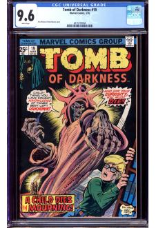 TOMB OF DARKNESS #19 CGC 9.6 WHITE PAGES front cover