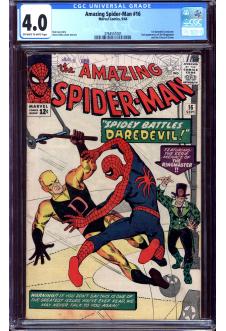 AMAZING SPIDER-MAN #16 CGC 4.0 OW/WH PAGES front cover