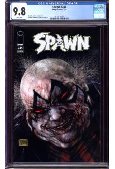 SPAWN #245 CGC 9.8 WHITE PAGES front cover