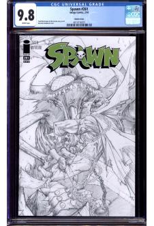 SPAWN #261 CGC 9.8 WHITE PAGES front cover