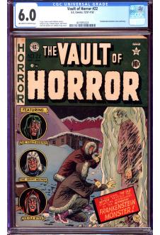 VAULT OF HORROR #22 CGC 6.0 OW/WH PAGES front cover
