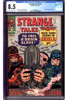 STRANGE TALES #143 CGC 8.5 OW/WH PAGES front cover