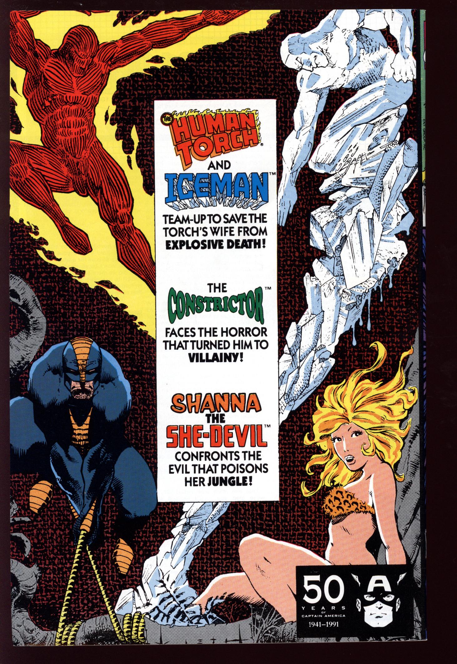 MARVEL COMICS PRESENTS Back Cover