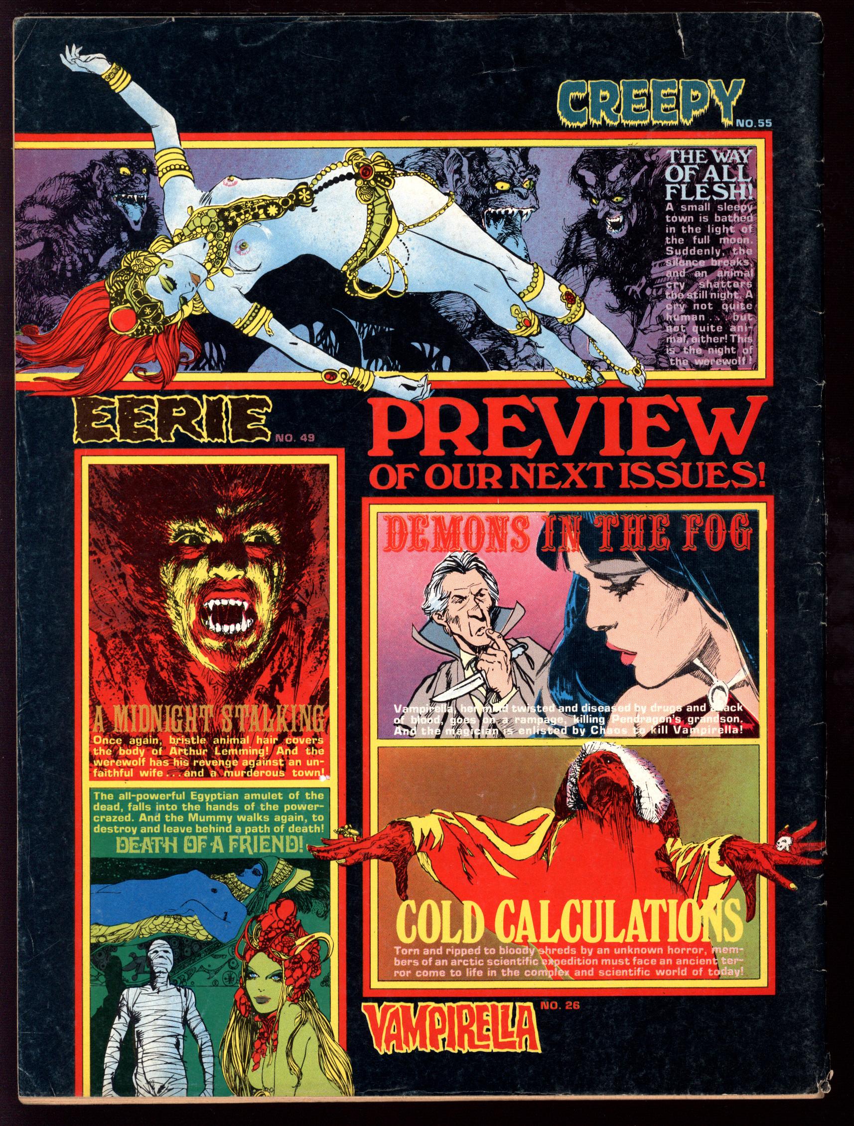 VAMPIRELLA Back Cover