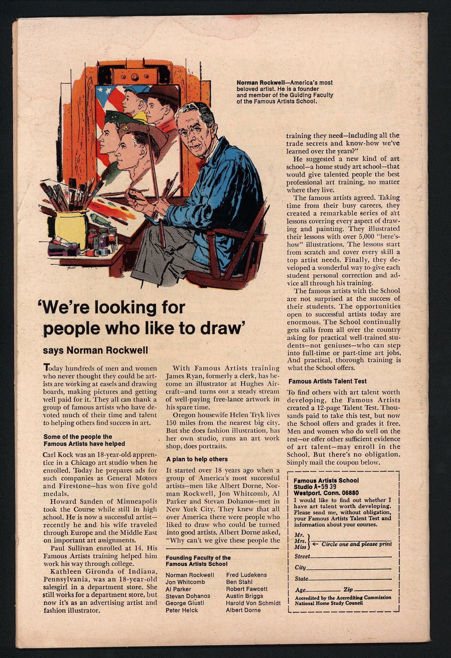 RAWHIDE KID Back Cover