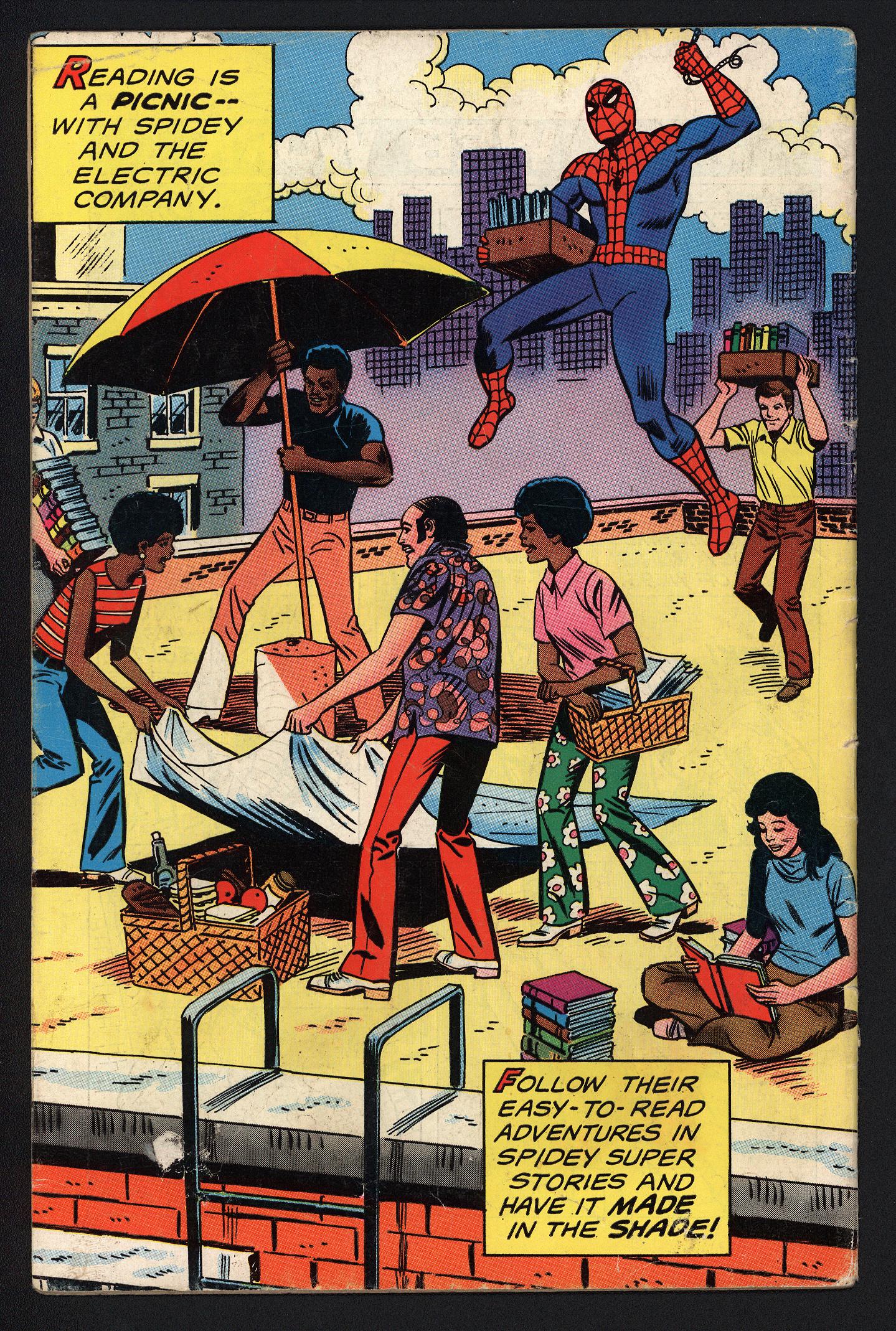SPIDEY SUPER STORIES Back Cover