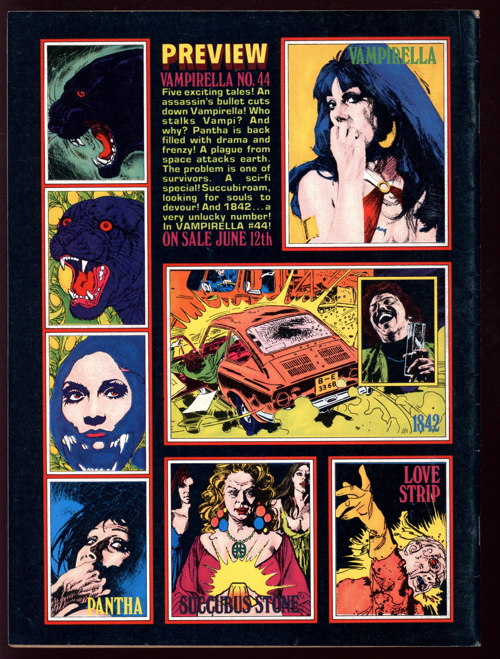 VAMPIRELLA Back Cover