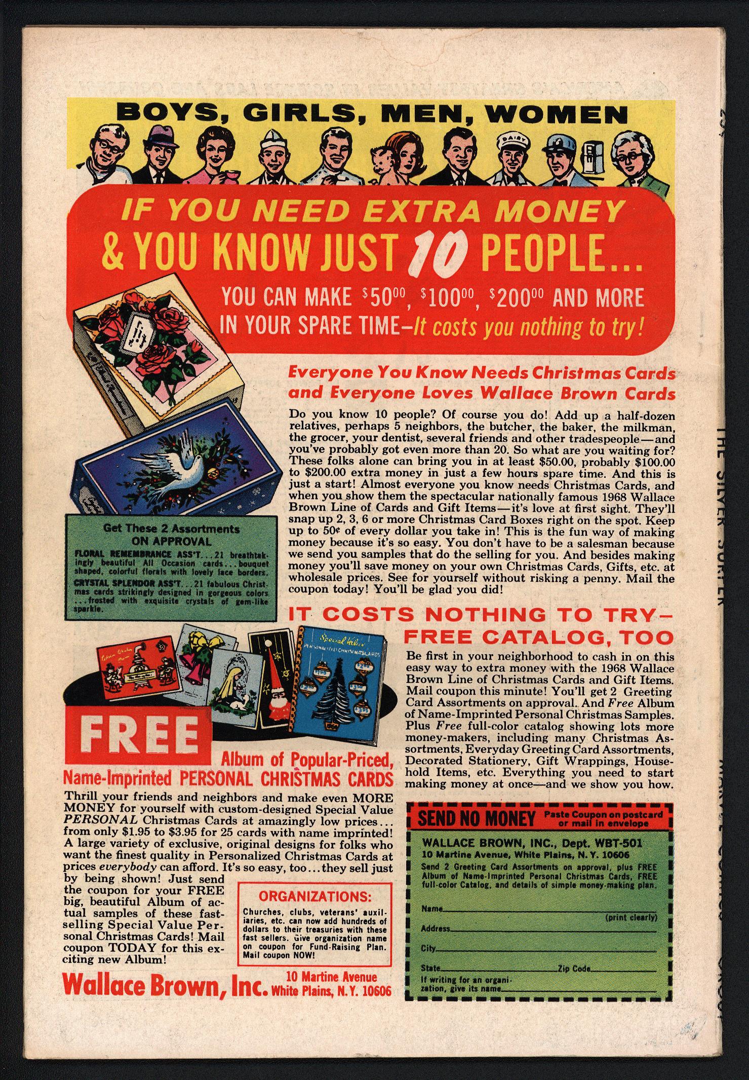 SILVER SURFER Back Cover