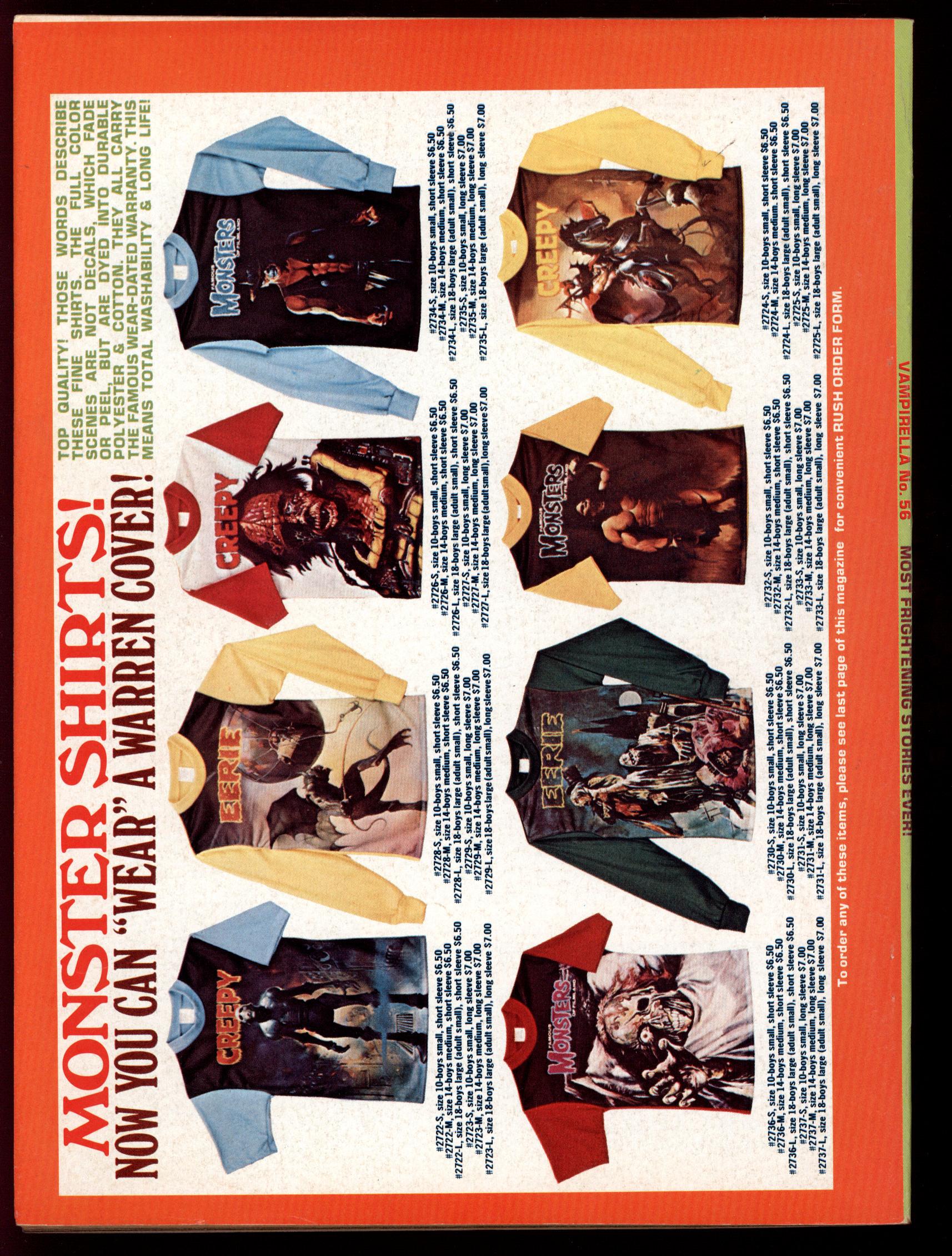 VAMPIRELLA Back Cover