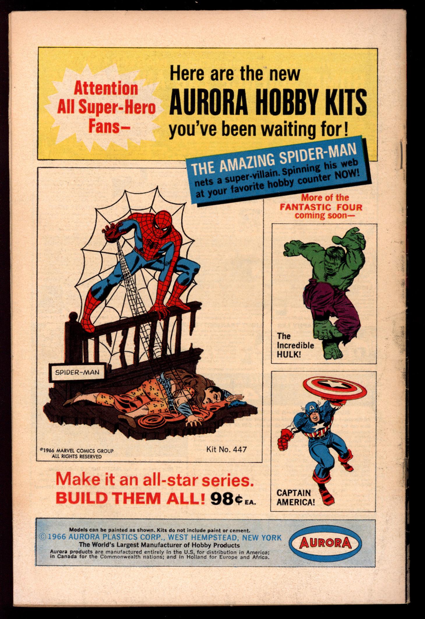 AVENGERS Back Cover
