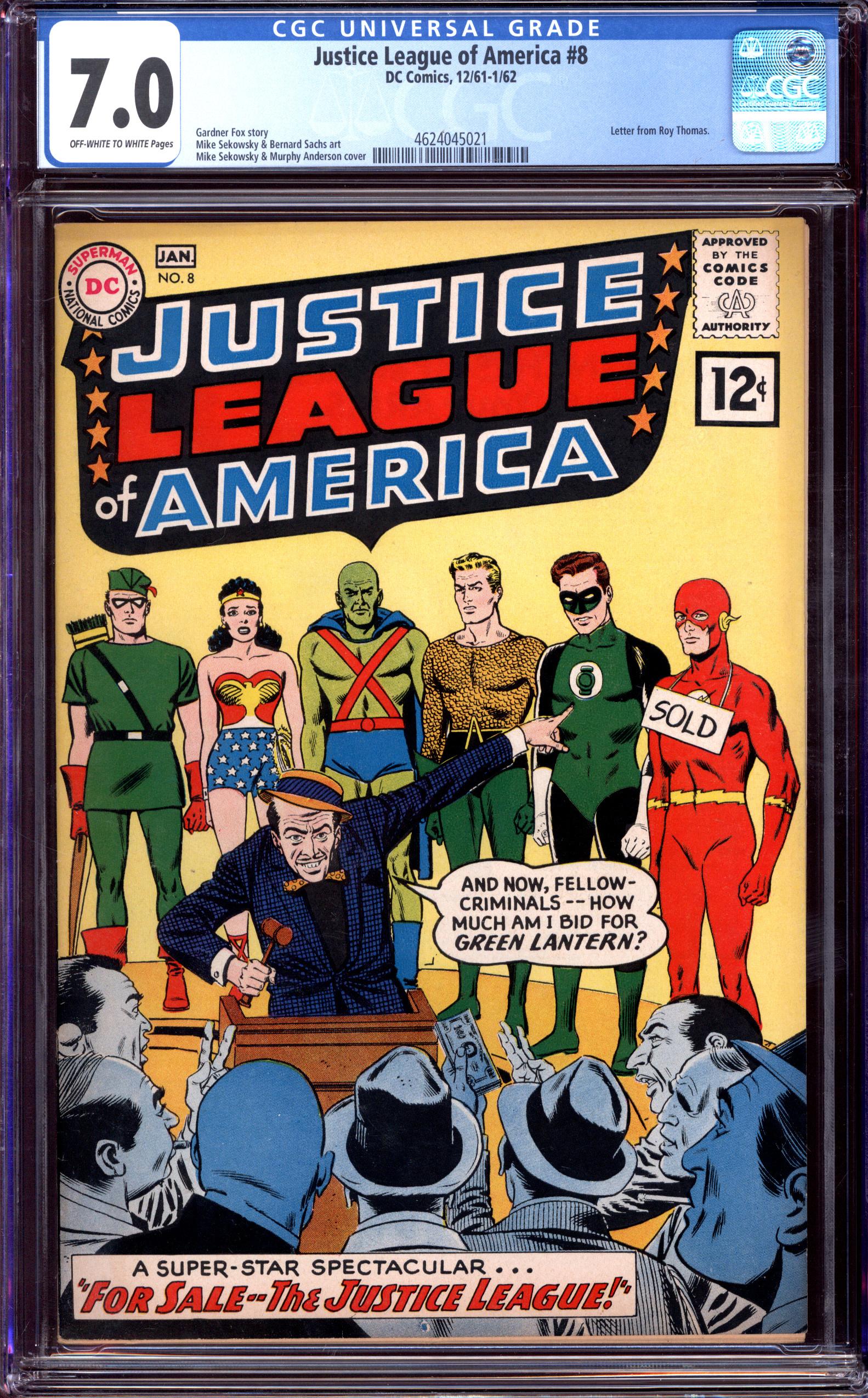 JUSTICE LEAGUE OF AMERICA Front Cover