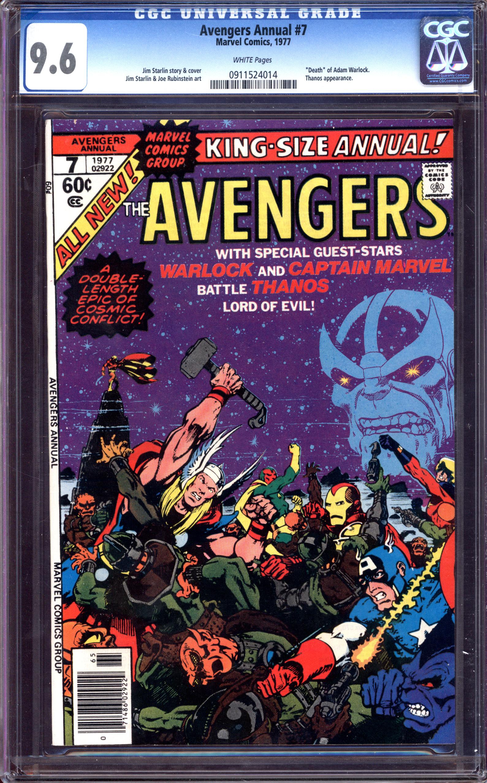 AVENGERS ANNUAL Front Cover