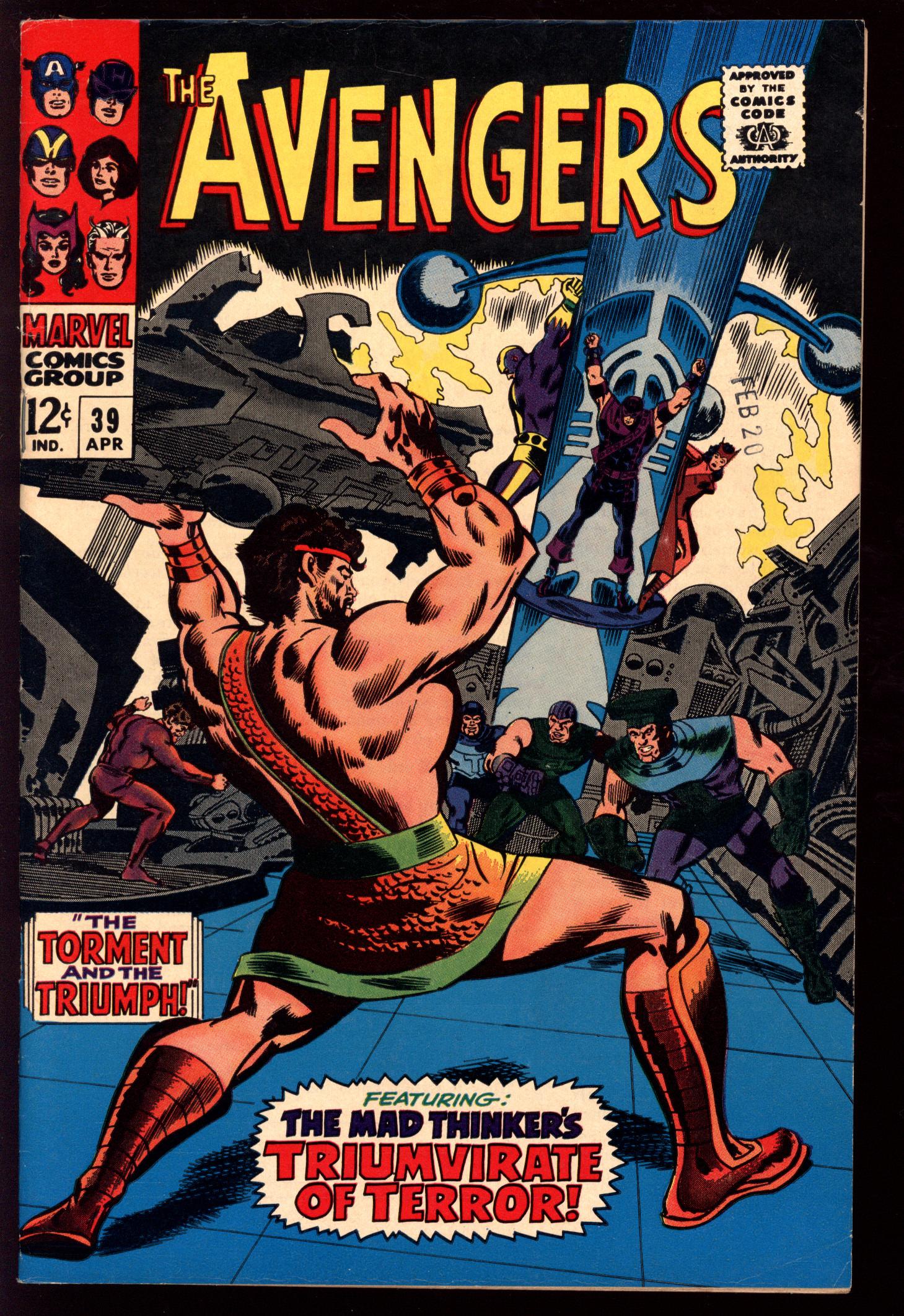 AVENGERS Front Cover