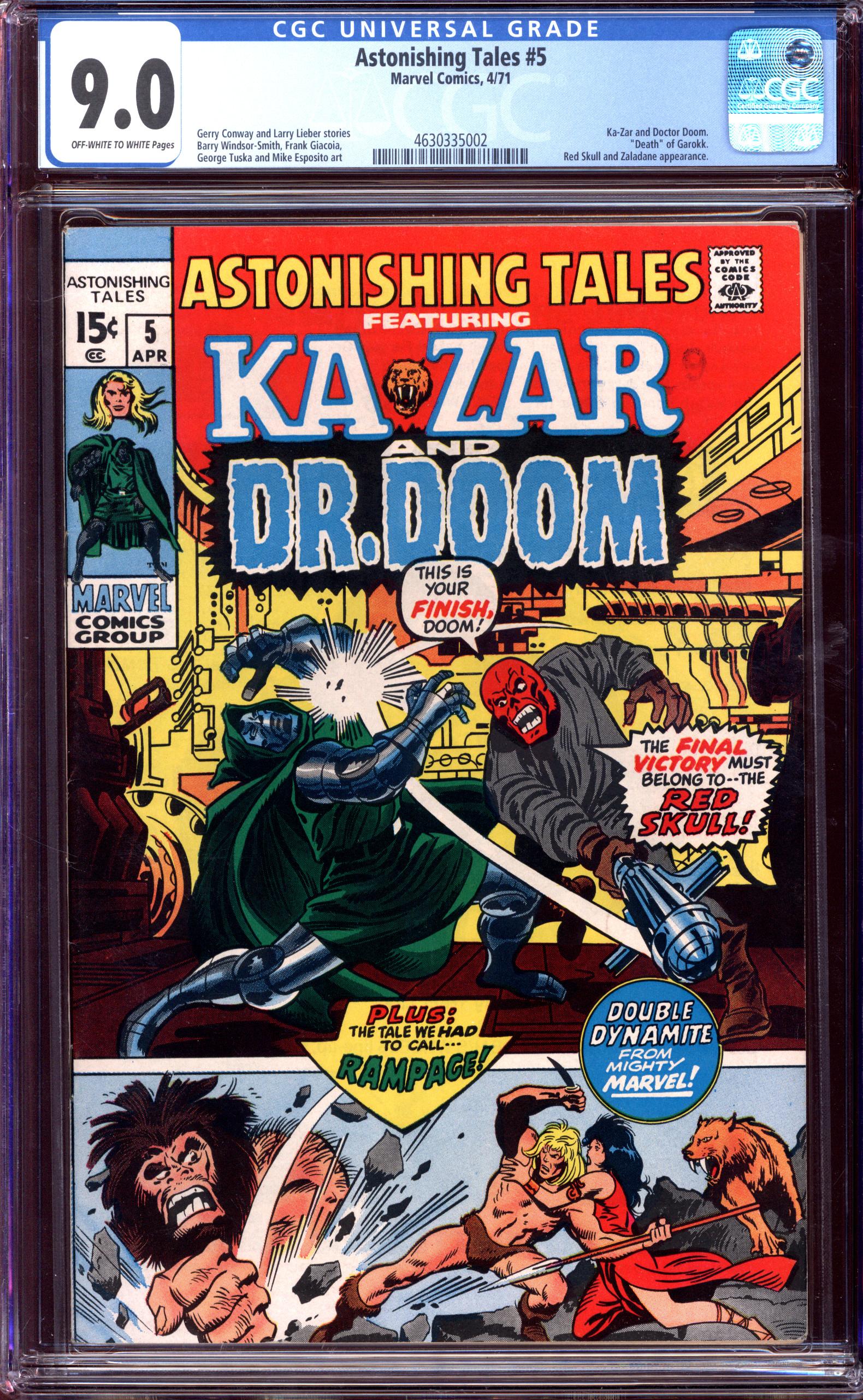 ASTONISHING TALES Front Cover