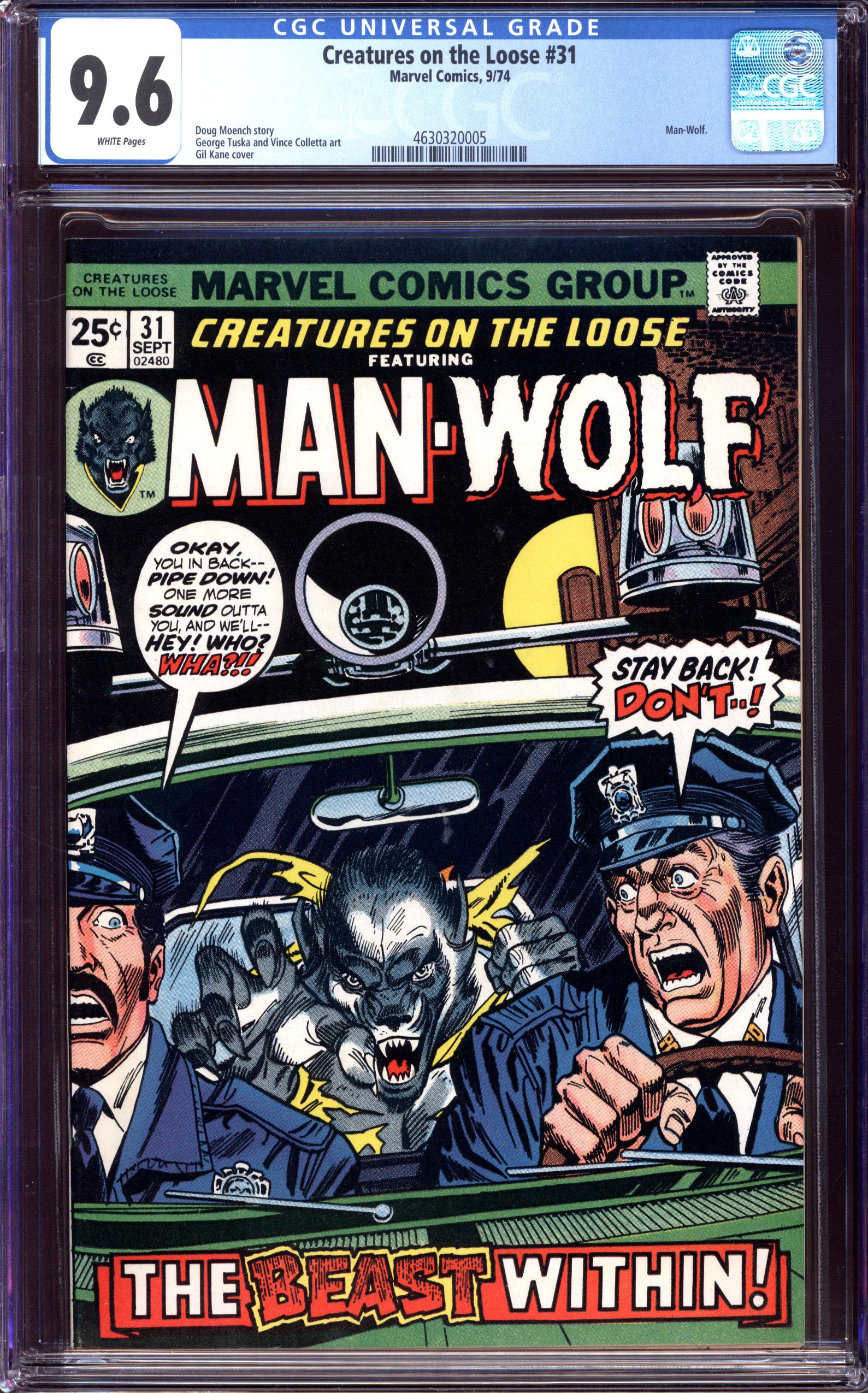 CREATURES ON THE LOOSE Front Cover