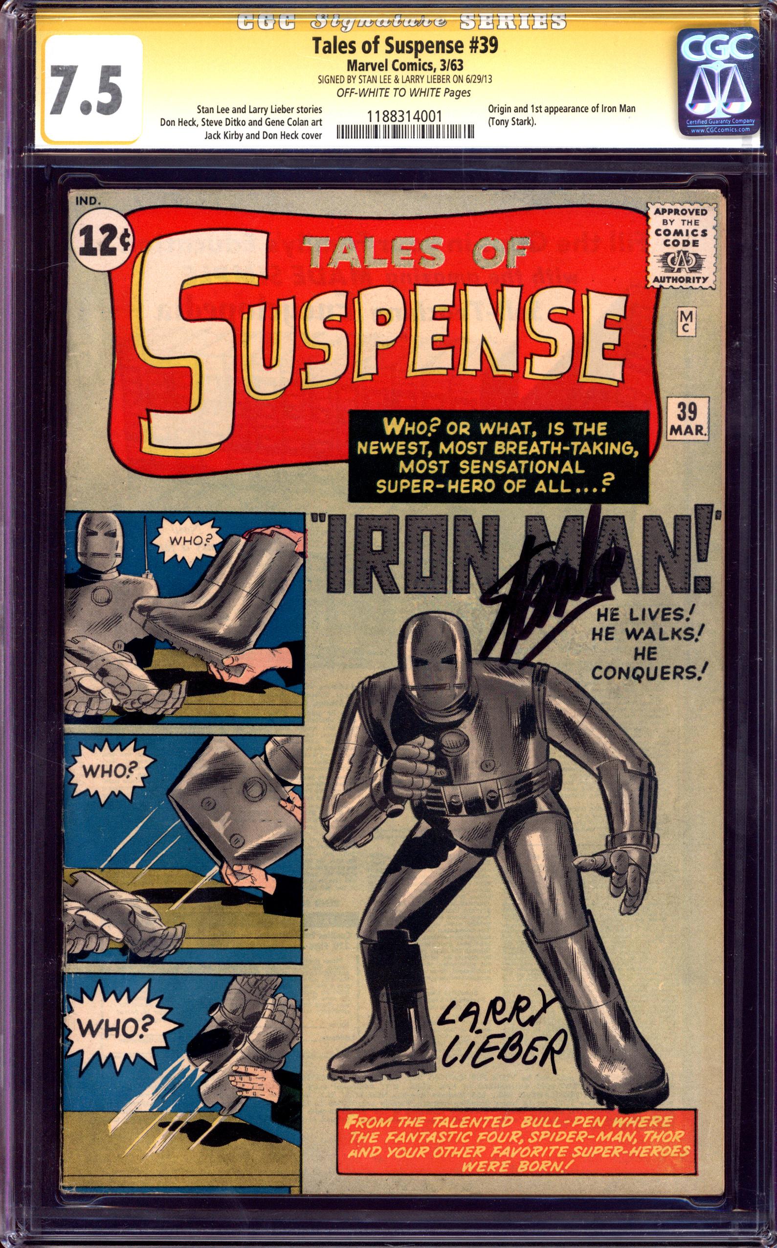 TALES OF SUSPENSE Front Cover