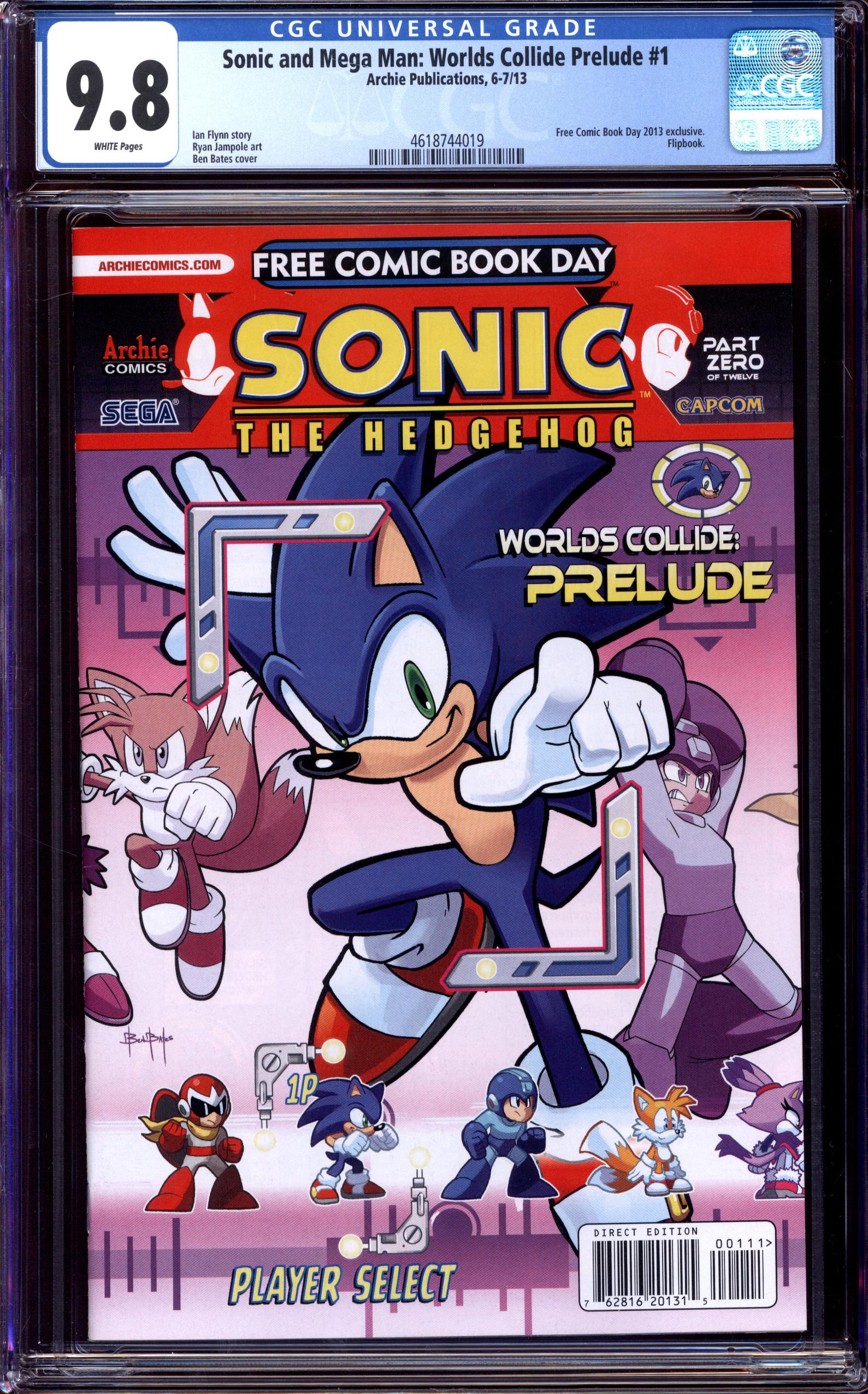 SONIC AND MEGA MAN: WORLDS COLLIDE PRELUDE Front Cover